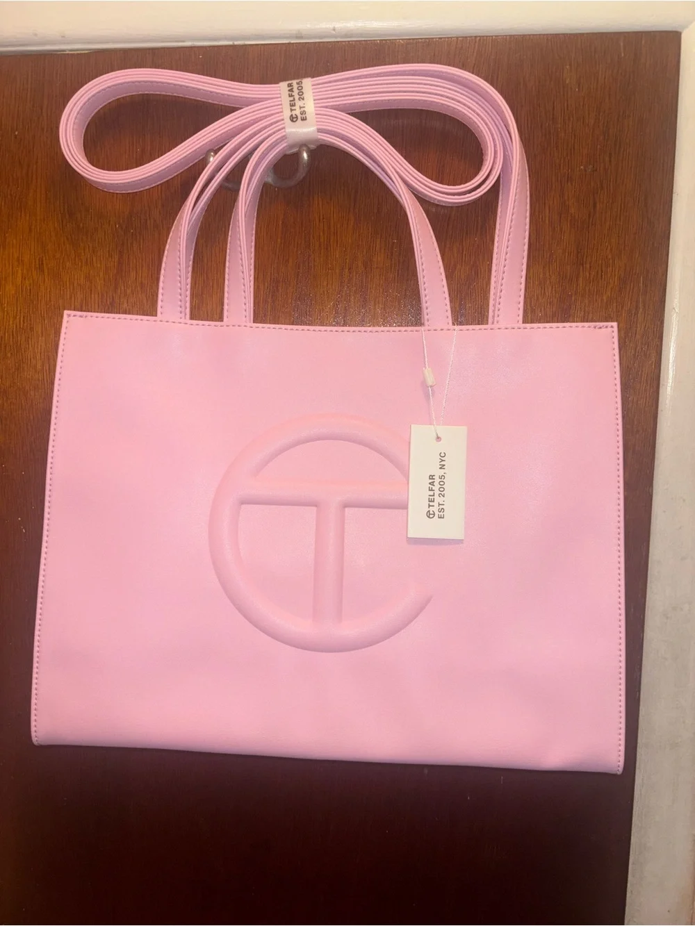 Telfar Bubblegum Pink Shopping Tote